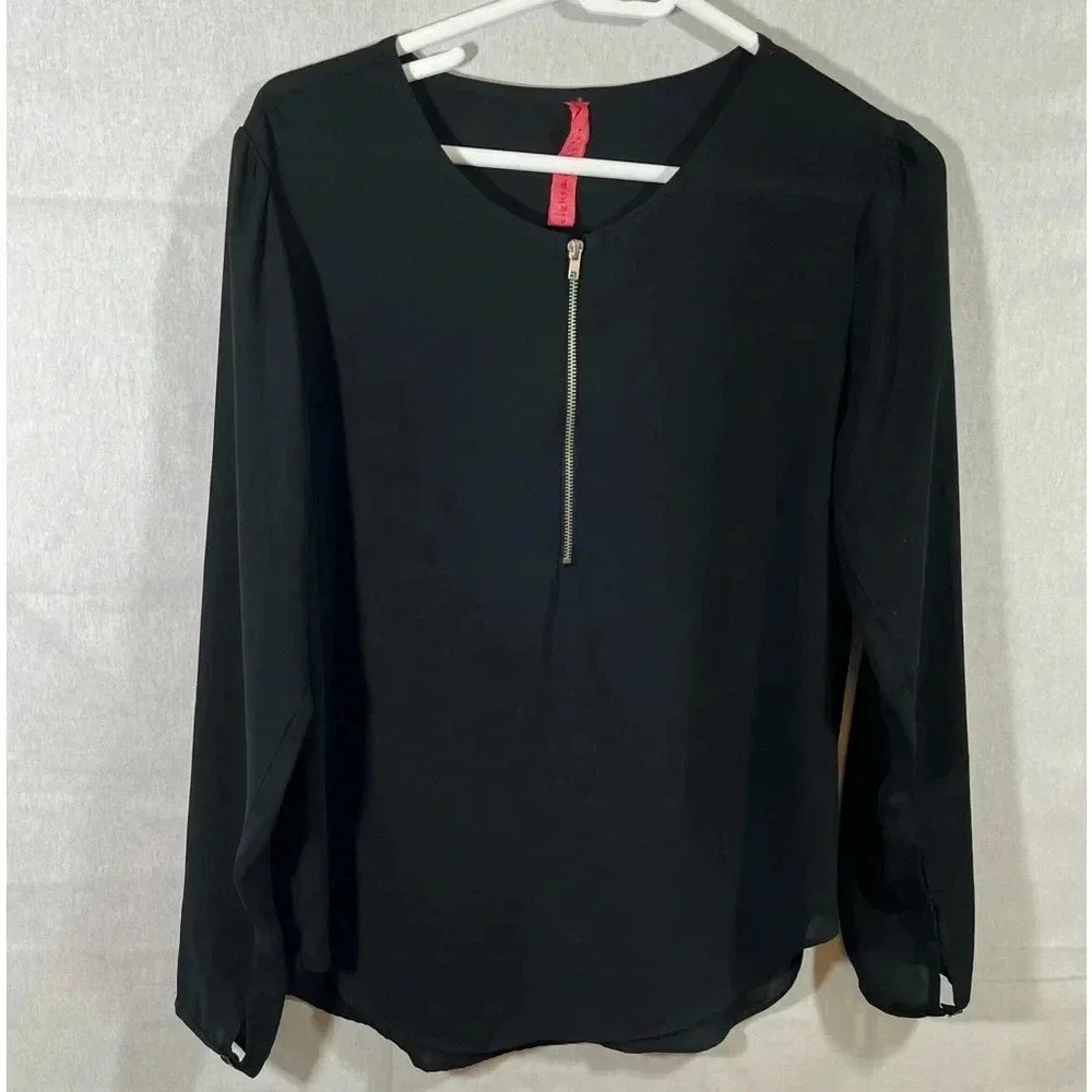 Zip front tunic